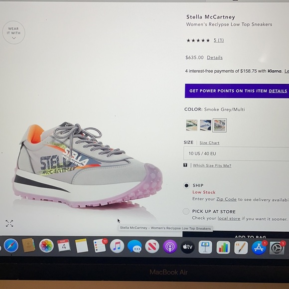 Stella McCartney Women’s Reclypse Low Top Sneakers - Picture 7 of 7